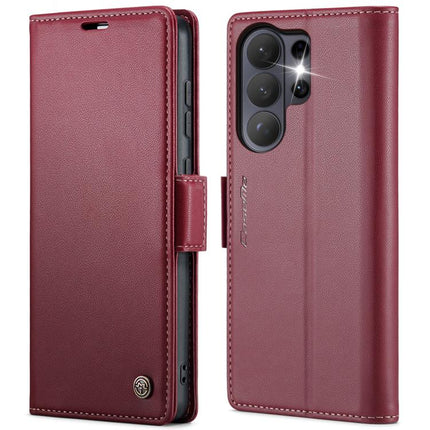 CaseMe 023 Butterfly Buckle Litchi Texture RFID Anti-theft Leather Phone Case, For Galaxy S26+ 5G, For Galaxy S26 Ultra 5G, For Galaxy S26 5G, For Galaxy A57 5G