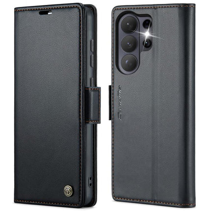 CaseMe 023 Butterfly Buckle Litchi Texture RFID Anti-theft Leather Phone Case, For Galaxy S26+ 5G, For Galaxy S26 Ultra 5G, For Galaxy S26 5G, For Galaxy A57 5G