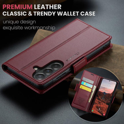 CaseMe 023 Butterfly Buckle Litchi Texture RFID Anti-theft Leather Phone Case, For Galaxy A37 5G, For Galaxy A27 5G, For Galaxy S25 FE 5G, For Galaxy Z Fold7