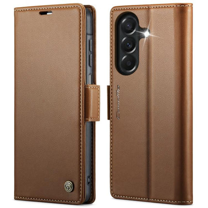 CaseMe 023 Butterfly Buckle Litchi Texture RFID Anti-theft Leather Phone Case, For Galaxy A37 5G, For Galaxy A27 5G, For Galaxy S25 FE 5G, For Galaxy Z Fold7
