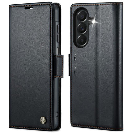CaseMe 023 Butterfly Buckle Litchi Texture RFID Anti-theft Leather Phone Case, For Galaxy A37 5G, For Galaxy A27 5G, For Galaxy S25 FE 5G, For Galaxy Z Fold7