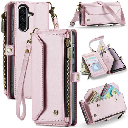 CaseMe C36 Card Slots Zipper Wallet RFID Anti-theft Leather Phone Case, For Galaxy Z Fold7, For Galaxy S25 Edge 5G, For Galaxy A56 5G, For Galaxy A36
