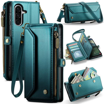 CaseMe C36 Card Slots Zipper Wallet RFID Anti-theft Leather Phone Case, For Galaxy Z Fold7, For Galaxy S25 Edge 5G, For Galaxy A56 5G, For Galaxy A36