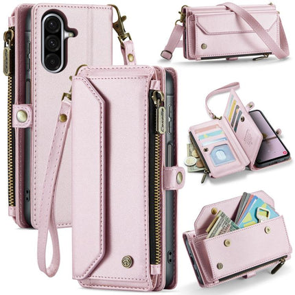 CaseMe C36 Card Slots Zipper Wallet RFID Anti-theft Leather Phone Case, For Galaxy A57 5G, For Galaxy A37 5G, For Galaxy S25 FE 5G, For Galaxy A17 4G