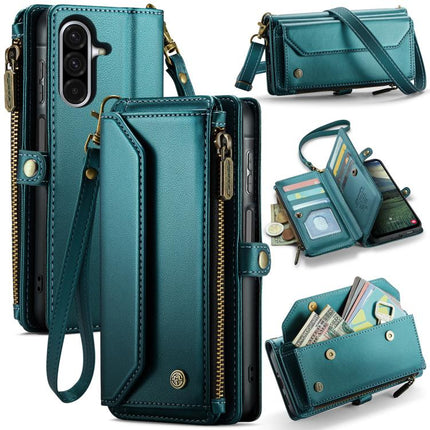 CaseMe C36 Card Slots Zipper Wallet RFID Anti-theft Leather Phone Case, For Galaxy A57 5G, For Galaxy A37 5G, For Galaxy S25 FE 5G, For Galaxy A17 4G