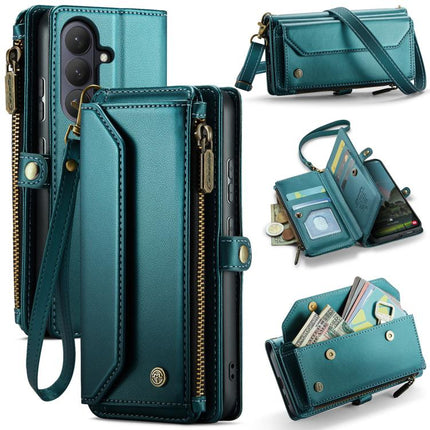 CaseMe C36 Card Slots Zipper Wallet RFID Anti-theft Leather Phone Case, For Galaxy Z Fold8 Ultra 5G, For Galaxy S26+ 5G, For Galaxy S26 Ultra 5G, For Galaxy S26 5G
