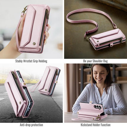 CaseMe C36 Card Slots Zipper Wallet RFID Anti-theft Leather Phone Case, For Galaxy Z Fold8 Ultra 5G, For Galaxy S26+ 5G, For Galaxy S26 Ultra 5G, For Galaxy S26 5G
