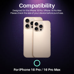 NORTHJO Camera Lens Protector CD Veins 3D Tempered Glass Film, For iPhone 16 Pro / 16 Pro Max, For iPhone 16 / 16 Plus