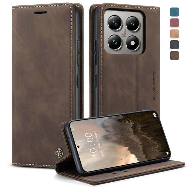 CaseMe 013 Multifunctional Horizontal Flip Leather Phone Case, For Xiaomi 14T Pro, For Xiaomi 14T