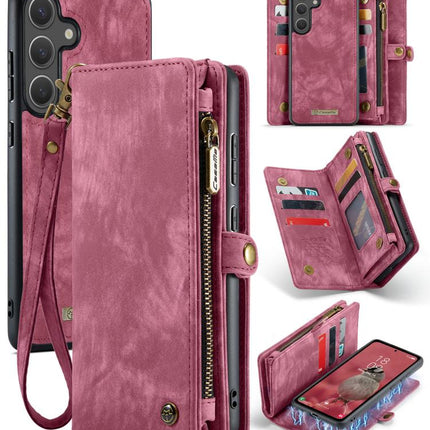 CaseMe 008 Detachable Multifunctional Leather Phone Case, For Samsung Galaxy S25+ 5G, For Samsung Galaxy S25 Ultra 5G, For Samsung Galaxy A16 5G, For Samsung Galaxy A17