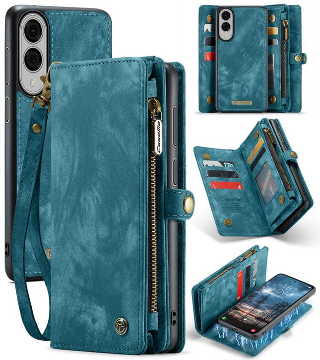 CaseMe 008 Detachable Multifunctional Leather Phone Case, For Samsung Galaxy S25 Edge 5G, For Samsung Galaxy A56 5G, For Samsung Galaxy A36 5G, For Samsung Galaxy S25 5G