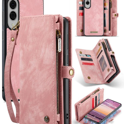 CaseMe 008 Detachable Multifunctional Leather Phone Case, For Samsung Galaxy S25 Edge 5G, For Samsung Galaxy A56 5G, For Samsung Galaxy A36 5G, For Samsung Galaxy S25 5G