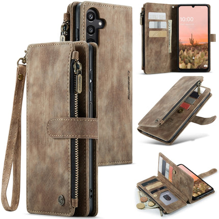 CaseMe C30 Card Slots Zipper Wallet Leather Phone Case, For Galaxy S25 5G, For Galaxy S25+ 5G, For Galaxy S25 Ultra 5G, For Galaxy A16 5G