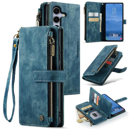 CaseMe C30 Card Slots Zipper Wallet Leather Phone Case, For Galaxy S25 5G, For Galaxy S25+ 5G, For Galaxy S25 Ultra 5G, For Galaxy A16 5G