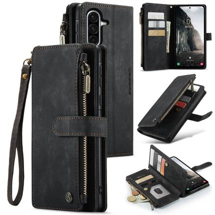 CaseMe C30 Card Slots Zipper Wallet Leather Phone Case, For Galaxy S25 FE 5G, For Galaxy A17 4G, For Galaxy Z Fold7, For Galaxy S25 Edge 5G, For Galaxy A56, For Galaxy A36