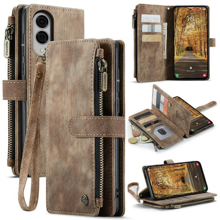 CaseMe C30 Card Slots Zipper Wallet Leather Phone Case, For Galaxy S25 FE 5G, For Galaxy A17 4G, For Galaxy Z Fold7, For Galaxy S25 Edge 5G, For Galaxy A56, For Galaxy A36