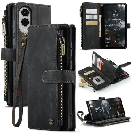 CaseMe C30 Card Slots Zipper Wallet Leather Phone Case, For Galaxy S25 FE 5G, For Galaxy A17 4G, For Galaxy Z Fold7, For Galaxy S25 Edge 5G, For Galaxy A56, For Galaxy A36