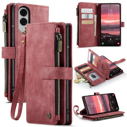 CaseMe C30 Card Slots Zipper Wallet Leather Phone Case, For Galaxy S25 FE 5G, For Galaxy A17 4G, For Galaxy Z Fold7, For Galaxy S25 Edge 5G, For Galaxy A56, For Galaxy A36