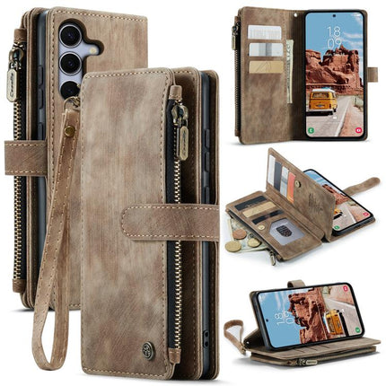CaseMe C30 Card Slots Zipper Wallet Leather Phone Case, For Galaxy S25 FE 5G, For Galaxy A17 4G, For Galaxy Z Fold7, For Galaxy S25 Edge 5G, For Galaxy A56, For Galaxy A36