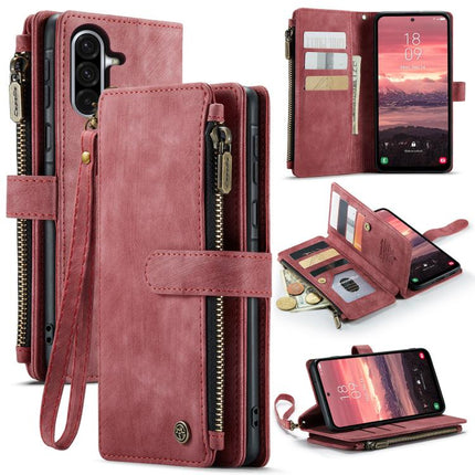 CaseMe C30 Card Slots Zipper Wallet Leather Phone Case, For Galaxy S25 FE 5G, For Galaxy A17 4G, For Galaxy Z Fold7, For Galaxy S25 Edge 5G, For Galaxy A56, For Galaxy A36