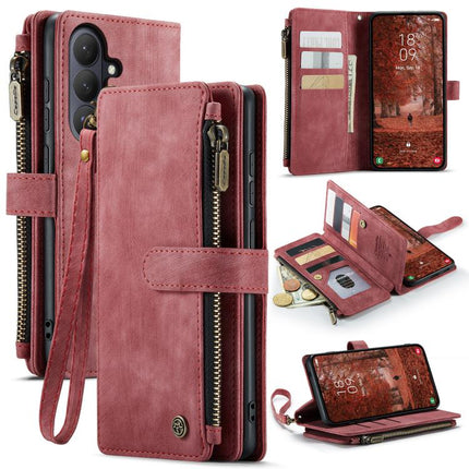 CaseMe C30 Card Slots Zipper Wallet Leather Phone Case, For Galaxy Z Fold8 Ultra 5G, For Galaxy S26+ 5G, For Galaxy S26 Ultra 5G, For Galaxy S26 5G, For Galaxy A57 5G, For Galaxy A37 5G