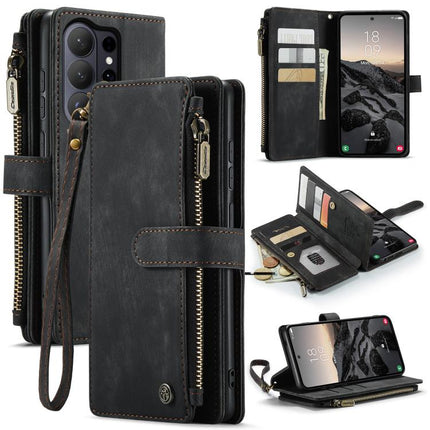 CaseMe C30 Card Slots Zipper Wallet Leather Phone Case, For Galaxy Z Fold8 Ultra 5G, For Galaxy S26+ 5G, For Galaxy S26 Ultra 5G, For Galaxy S26 5G, For Galaxy A57 5G, For Galaxy A37 5G