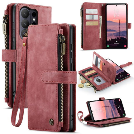 CaseMe C30 Card Slots Zipper Wallet Leather Phone Case, For Galaxy Z Fold8 Ultra 5G, For Galaxy S26+ 5G, For Galaxy S26 Ultra 5G, For Galaxy S26 5G, For Galaxy A57 5G, For Galaxy A37 5G