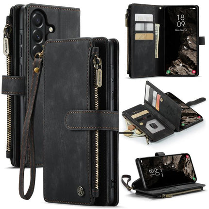CaseMe C30 Card Slots Zipper Wallet Leather Phone Case, For Galaxy Z Fold8 Ultra 5G, For Galaxy S26+ 5G, For Galaxy S26 Ultra 5G, For Galaxy S26 5G, For Galaxy A57 5G, For Galaxy A37 5G