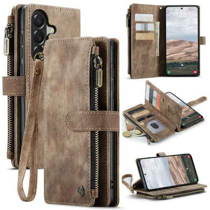 CaseMe C30 Card Slots Zipper Wallet Leather Phone Case, For Galaxy Z Fold8 Ultra 5G, For Galaxy S26+ 5G, For Galaxy S26 Ultra 5G, For Galaxy S26 5G, For Galaxy A57 5G, For Galaxy A37 5G
