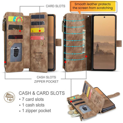 CaseMe C30 Card Slots Zipper Wallet Leather Phone Case, For Galaxy Z Fold8 Ultra 5G, For Galaxy S26+ 5G, For Galaxy S26 Ultra 5G, For Galaxy S26 5G, For Galaxy A57 5G, For Galaxy A37 5G