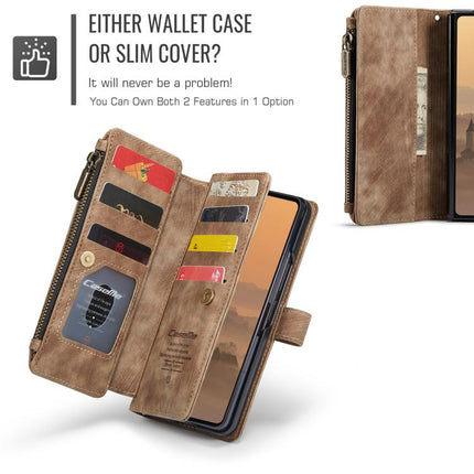 CaseMe C30 Card Slots Zipper Wallet Leather Phone Case, For Galaxy Z Fold8 Ultra 5G, For Galaxy S26+ 5G, For Galaxy S26 Ultra 5G, For Galaxy S26 5G, For Galaxy A57 5G, For Galaxy A37 5G