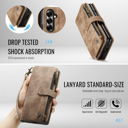 CaseMe C30 Card Slots Zipper Wallet Leather Phone Case, For Galaxy Z Fold8 Ultra 5G, For Galaxy S26+ 5G, For Galaxy S26 Ultra 5G, For Galaxy S26 5G, For Galaxy A57 5G, For Galaxy A37 5G