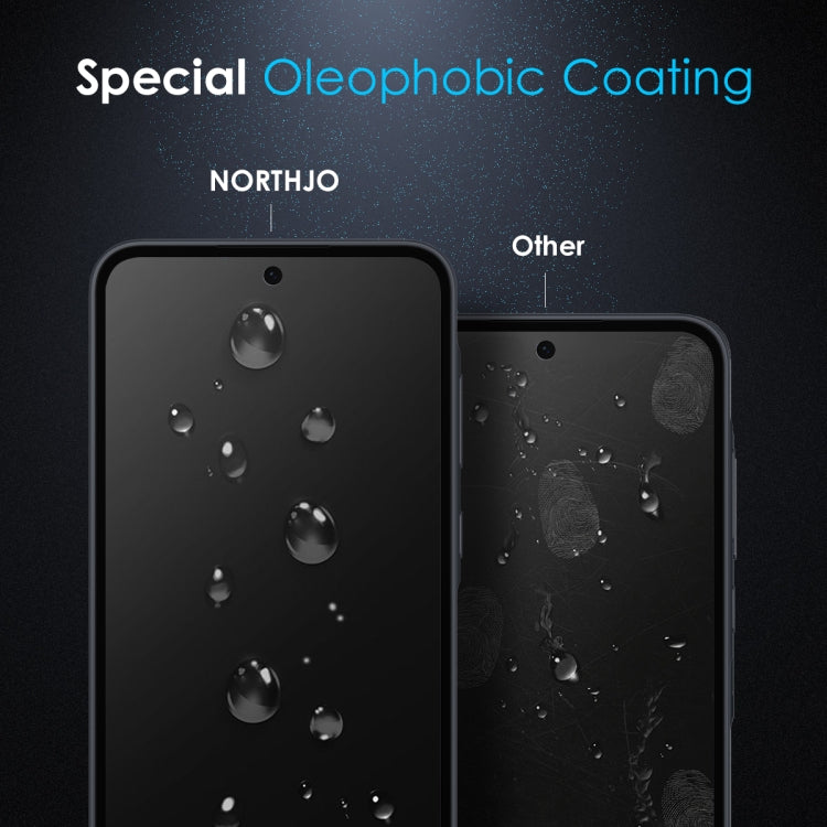 NORTHJO A++ Screen Full Glue Silk Printing Tempered Glass Film, For Samsung Galaxy A56 5G, For Samsung Galaxy A26 5G, For Samsung Galaxy A36 5G, For Samsung Galaxy A06 4G, For Samsung Galaxy S24 FE 5G, For Samsung Galaxy S23 FE 5G����������������������...