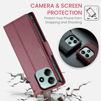 CaseMe 023 Butterfly Buckle Litchi Texture RFID Anti-theft Leather Phone Case, For Redmi Note 14 5G, For Redmi Note 14 Pro 5G, For Redmi Note 15 Pro+ 5G Global 163.3mm, For Redmi Note 15 4G / 5G Global 164mm