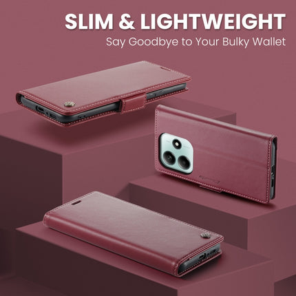 CaseMe 023 Butterfly Buckle Litchi Texture RFID Anti-theft Leather Phone Case, For Redmi Note 14 5G, For Redmi Note 14 Pro 5G, For Redmi Note 15 Pro+ 5G Global 163.3mm, For Redmi Note 15 4G / 5G Global 164mm