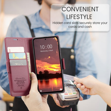 CaseMe 023 Butterfly Buckle Litchi Texture RFID Anti-theft Leather Phone Case, For Redmi Note 14 5G, For Redmi Note 14 Pro 5G, For Redmi Note 15 Pro+ 5G Global 163.3mm, For Redmi Note 15 4G / 5G Global 164mm