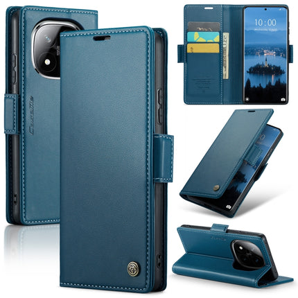 CaseMe 023 Butterfly Buckle Litchi Texture RFID Anti-theft Leather Phone Case, For Redmi Note 14 5G, For Redmi Note 14 Pro 5G, For Redmi Note 15 Pro+ 5G Global 163.3mm, For Redmi Note 15 4G / 5G Global 164mm
