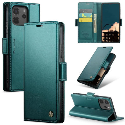 CaseMe 023 Butterfly Buckle Litchi Texture RFID Anti-theft Leather Phone Case, For Redmi Note 14 4G 164.84mm, For Xiaomi Poco X7 Pro, For Redmi Note 14 Pro 4G, For Redmi Note 14 4G 163.25mm