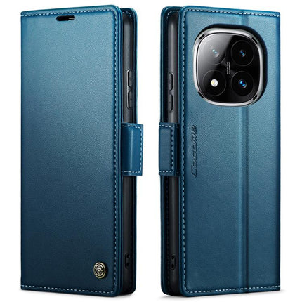 CaseMe 023 Butterfly Buckle Litchi Texture RFID Anti-theft Leather Phone Case, For Redmi Note 14 4G 164.84mm, For Xiaomi Poco X7 Pro, For Redmi Note 14 Pro 4G, For Redmi Note 14 4G 163.25mm