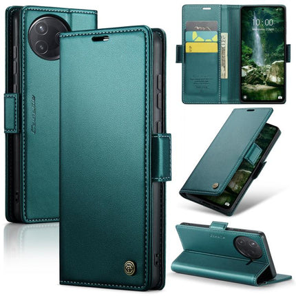 CaseMe 023 Butterfly Buckle Litchi Texture RFID Anti-theft Leather Phone Case, For Xiaomi Poco F7 Pro / F7 Ultra