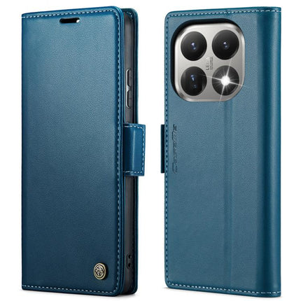CaseMe 023 Butterfly Buckle Litchi Texture RFID Anti-theft Leather Phone Case, For Xiaomi 17, For Xiaomi 15T Pro, For Xiaomi 15T, For Redmi 15C 5G / 4G EU 173mm