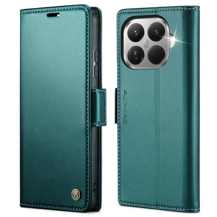 CaseMe 023 Butterfly Buckle Litchi Texture RFID Anti-theft Leather Phone Case, For Xiaomi 17, For Xiaomi 15T Pro, For Xiaomi 15T, For Redmi 15C 5G / 4G EU 173mm