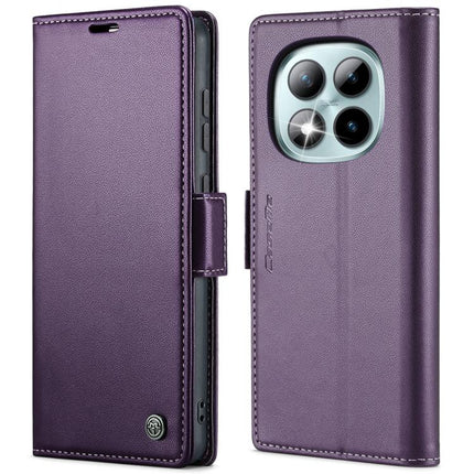 CaseMe 023 Butterfly Buckle Litchi Texture RFID Anti-theft Leather Phone Case, For Redmi Note 14 5G, For Redmi Note 14 Pro 5G, For Redmi Note 15 Pro+ 5G Global 163.3mm, For Redmi Note 15 4G / 5G Global 164mm