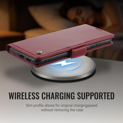 CaseMe 023 Butterfly Buckle Litchi Texture RFID Anti-theft Leather Phone Case, For Xiaomi 17, For Xiaomi 15T Pro, For Xiaomi 15T, For Redmi 15C 5G / 4G EU 173mm
