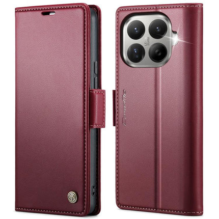 CaseMe 023 Butterfly Buckle Litchi Texture RFID Anti-theft Leather Phone Case, For Xiaomi 17T 5G, For Xiaomi 17 Ultra, For Redmi Note 15 Pro 4G Global 163.2mm, For Redmi Note 15 Pro 5G Global 163.6mm