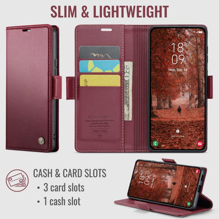 CaseMe 023 Butterfly Buckle Litchi Texture RFID Anti-theft Leather Phone Case, For Xiaomi 17T 5G, For Xiaomi 17 Ultra, For Redmi Note 15 Pro 4G Global 163.2mm, For Redmi Note 15 Pro 5G Global 163.6mm