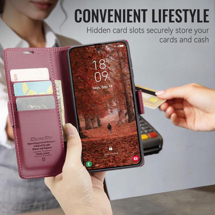 CaseMe 023 Butterfly Buckle Litchi Texture RFID Anti-theft Leather Phone Case, For Xiaomi 17T 5G, For Xiaomi 17 Ultra, For Redmi Note 15 Pro 4G Global 163.2mm, For Redmi Note 15 Pro 5G Global 163.6mm