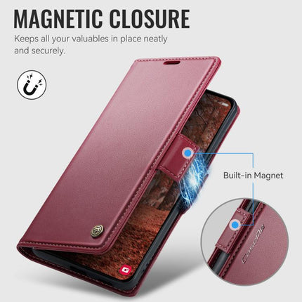 CaseMe 023 Butterfly Buckle Litchi Texture RFID Anti-theft Leather Phone Case, For Xiaomi 17T 5G, For Xiaomi 17 Ultra, For Redmi Note 15 Pro 4G Global 163.2mm, For Redmi Note 15 Pro 5G Global 163.6mm
