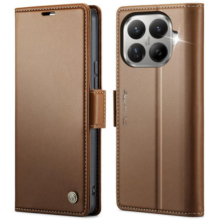 CaseMe 023 Butterfly Buckle Litchi Texture RFID Anti-theft Leather Phone Case, For Xiaomi 17T 5G, For Xiaomi 17 Ultra, For Redmi Note 15 Pro 4G Global 163.2mm, For Redmi Note 15 Pro 5G Global 163.6mm