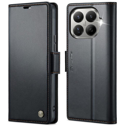 CaseMe 023 Butterfly Buckle Litchi Texture RFID Anti-theft Leather Phone Case, For Xiaomi 17T 5G, For Xiaomi 17 Ultra, For Redmi Note 15 Pro 4G Global 163.2mm, For Redmi Note 15 Pro 5G Global 163.6mm